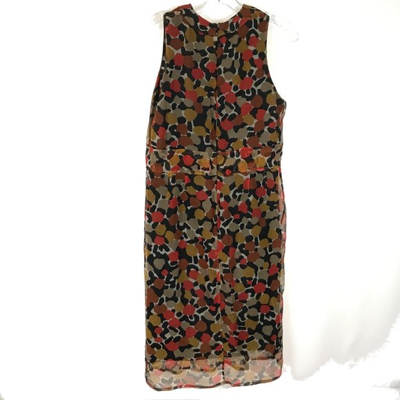 DAMAGED Burberry Pure Silk Sleeveless Dress - Picture 2 of 7